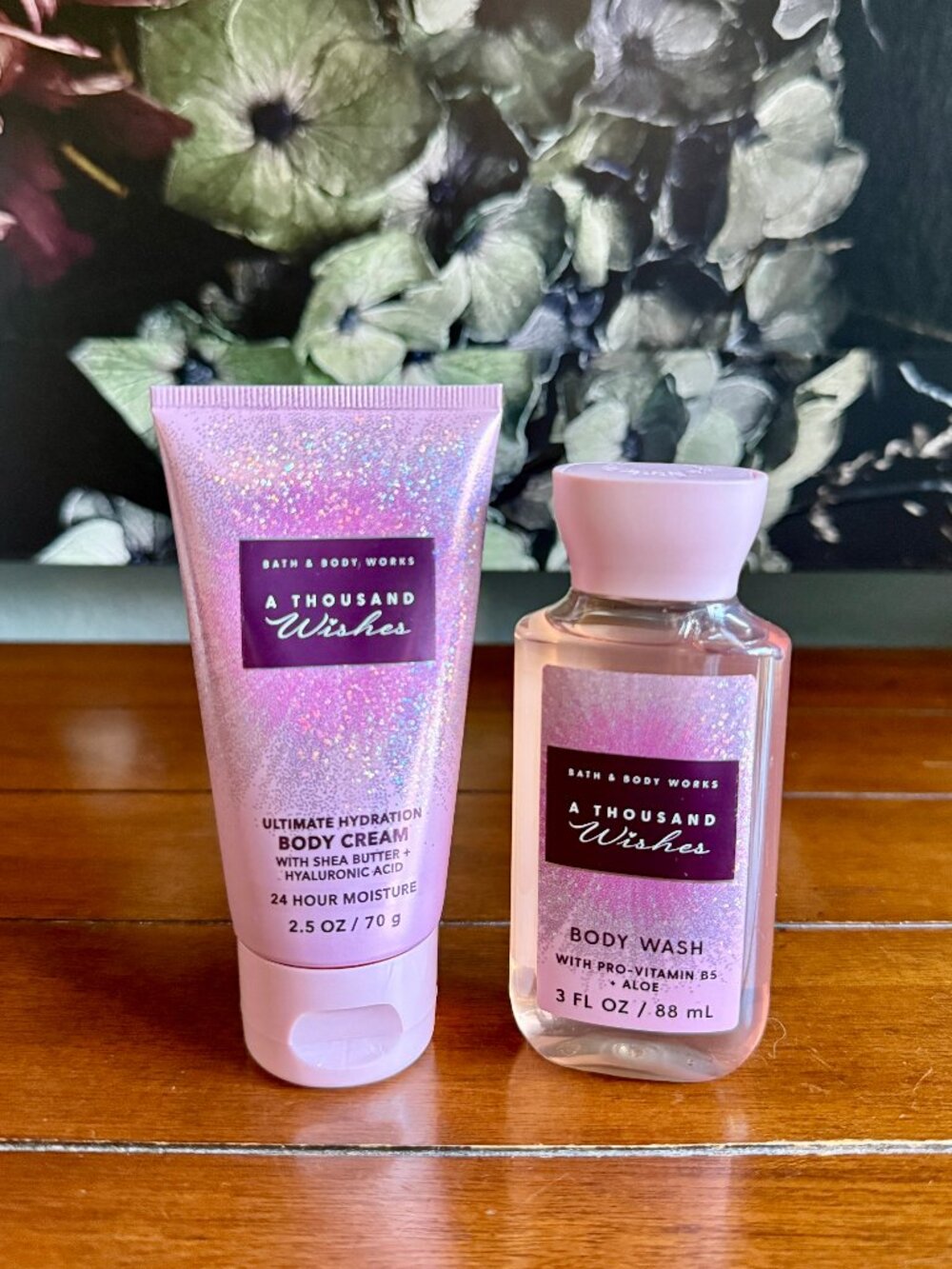 NEW 2-Pc A THOUSAND WISHES Mini Set Bath & Body Works